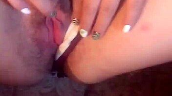 uh, cuming in my wife's hairy panties!