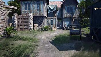 In this let's play video, clothes get ripped during striptease leading to blowjob and cumshot on pussy