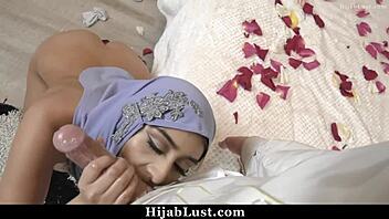 Hijab wife desperate to conceive takes my cock deep for results?