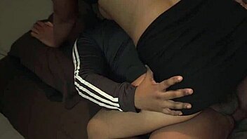 Asian babe enjoys black interracial sex