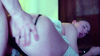 Lecherous boy pisses on his woman and fucks her ass roughly