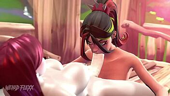 Fortnite girls get roughly fucked and pounded hard 😈🔥