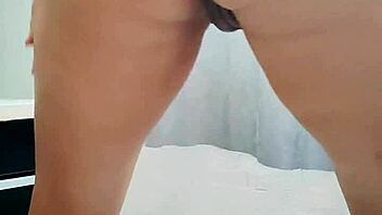 the young amateur dances naked on live, forgetting tiktok, then gets anal fucked