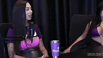 Renatinha Melo cast with Tifany Rocha and Didy Reis dominates in public group action.