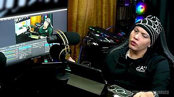 ruan gets horny as bibi griffo grinds on his lap - podcast pupum no barraco