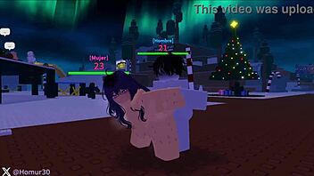 They take a woman with purple hair in this anime hentai