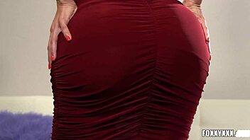 Hot tranny brunette TS Foxxy nails intense anal play. Her stunning body takes a wild creampie in solo action.