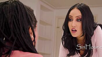 that bachelorette party turned wild with licking and lesbian action.