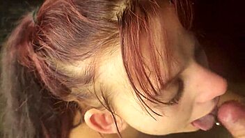 18 year old stepsis milks my cock while i finger her pussy 😈