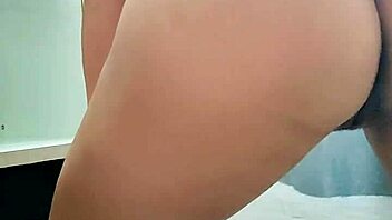 the young amateur dances naked on live, forgetting tiktok, then gets anal fucked