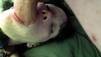 candy yumcum hints at her deep throat skills with a monster cock in this rough, voyeur-style blowjob.