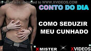 Seduzindo meu cunhado com toques eróticos na cozinha brasileira.