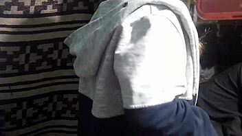 Webcam fun with fati at night 😈