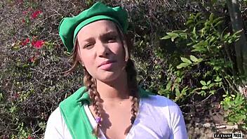 Scout Liza Rowe, with her slim figure and natural charm, gets fucked passionately