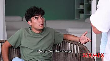 sexmex - mom's new boyfriend letzy lizz blowjob quickie with big tits