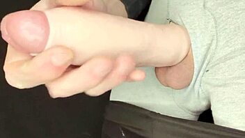 Robbystrokes Shows Huge Cumshot with Foreskin Extender in Action
