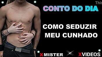 Seduzindo meu cunhado com toques eróticos na cozinha brasileira.