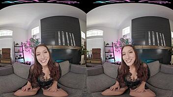 Brunette In Stockings Masturbates With Toys For Voyeur Pov In Vrallure!