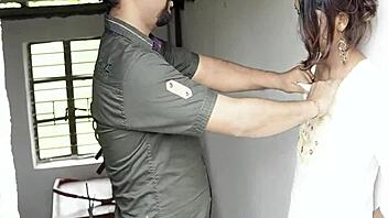 Real hot indian college girl interacts with her teacher in a private session