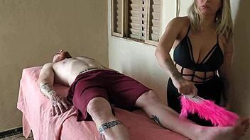 Who wants a massage from me, featuring monster cock and mommy