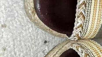 Cum On My Step Mom Heels