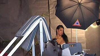 I’m hooked on backstage vibes before filming Italian porn