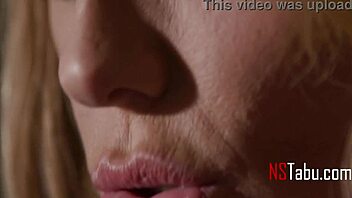 Sensual Lesbian Eats Pussy Between Her Legs Passionately