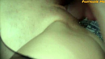 Sexy brunette milf seduces young guy to fuck her!