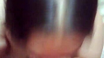 My neighbor's slut sucks my cock and begs for cum on her face