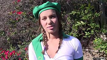 Scout Liza Rowe, with her slim figure and natural charm, gets fucked passionately