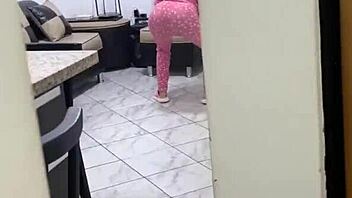 Beautiful Stepdaughter Twerking for Stepfather's Favor