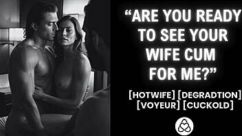 Desperate wife banged before husband, real cuckold shame! 😳