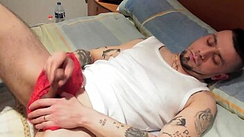 I use my wife's panties and she helps me out