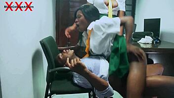 Students boldly teach head teacher intense fucking