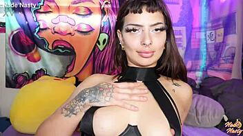 Lavender in hard pounding scene