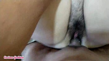 Curious Goddess - Blonde Milf with Big Ass Gets Hairy Pussy Fucked and Squirts! 💦