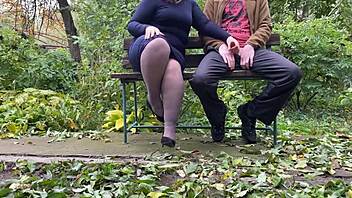 catch me jerking off outdoors with curvy legs.