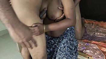 Bangladeshi Aunty Threesome: Tight Pussy Bent Over And Fucked