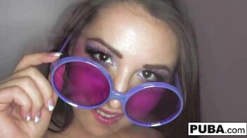 Compilation with hot Lola Foxx's masturbation scenes