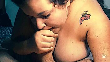 Best Blowjob From Big Tits BBW At Home