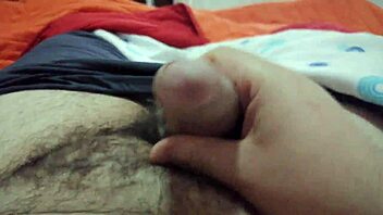Massage and solo masturbation session