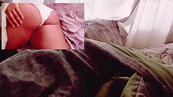 Morning romp with my curly-haired Mexican sister-in-law while she's asleep.