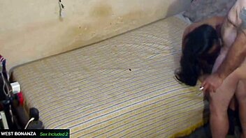 horny latina in anal creampie scene - hard fucked with cum inside