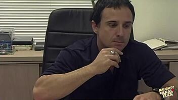 Horny Blonde Chick Gets Away With Everything