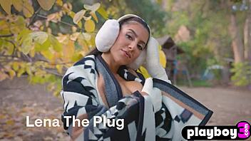 Attractive Arab Brunette Model Strips Outdoors Exposing Big Tits and Ass