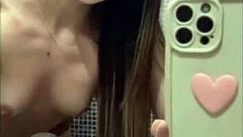 quick hardcore doggystyle in bathroom on camera