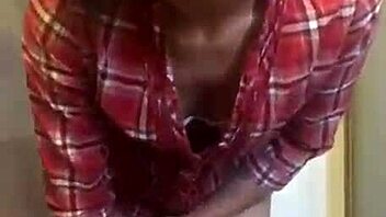 Sexy Petite Milf Teases With Panties And Plump Ass