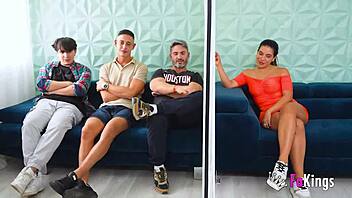 Sexy Blind Date Daniela Melo Proves Fucking a Hot Latina Is Easy with Monster Cock and Blowjob