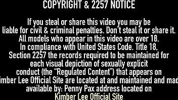 kimber lee relaxes after hard work