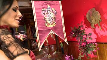 After Gang Bang Harry Porter Cums On Gemma Masseys Big Tits